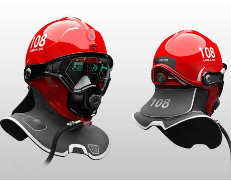 消防头盔效果图2